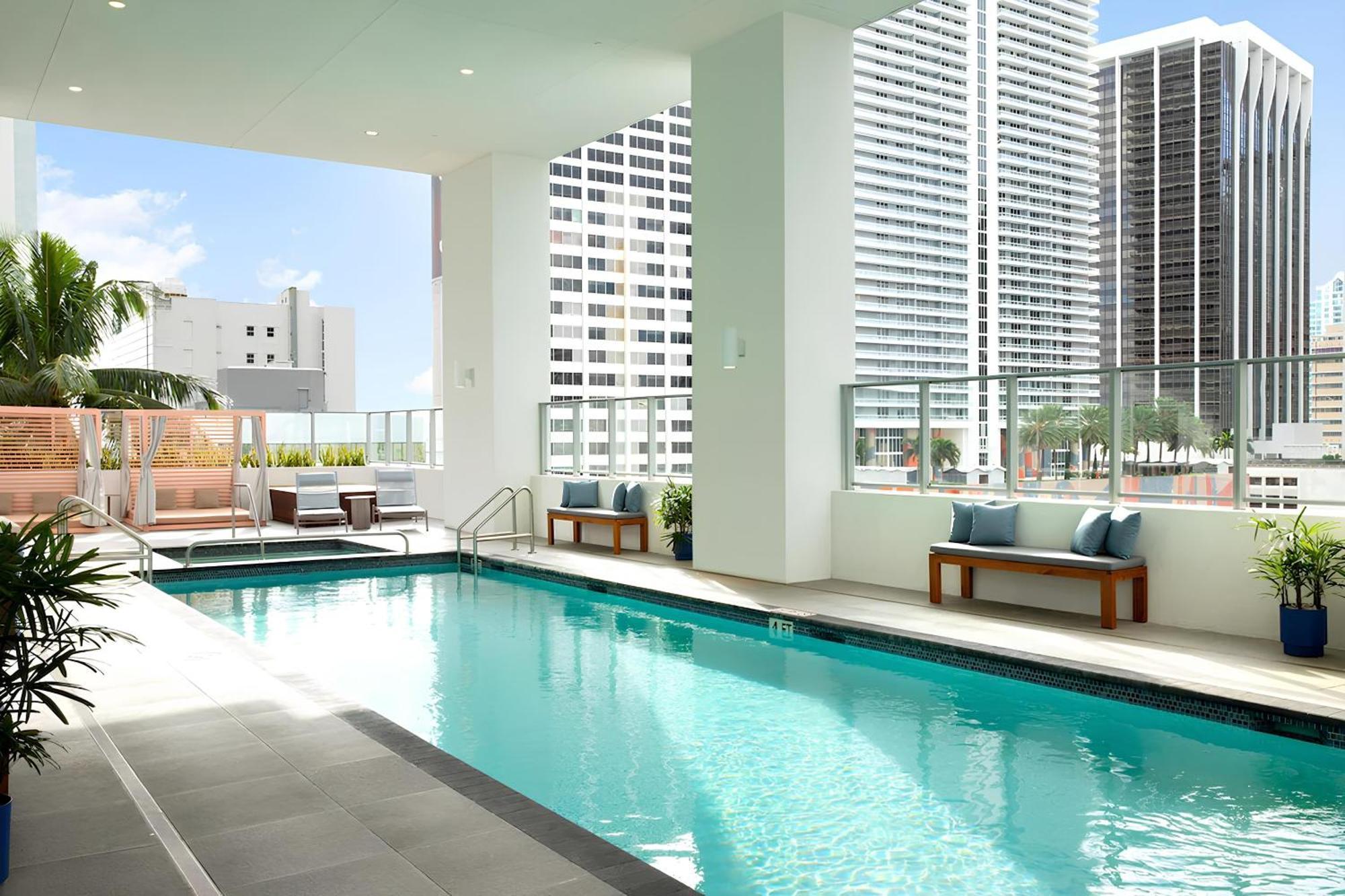 New Luxury Downtown Apartment - Gym Pool Workspace Miami Buitenkant foto